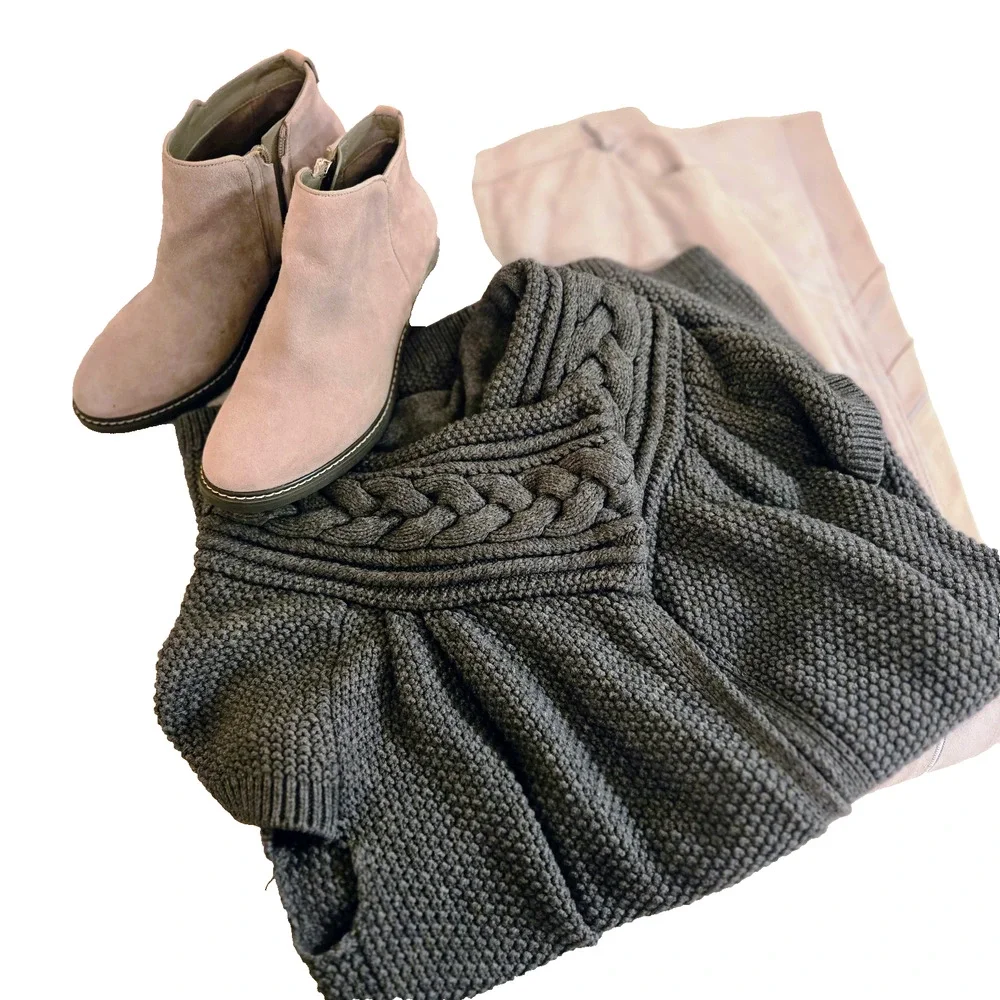 Alberta Ferretti vintage detailed suede leather size 6 pant Y2K NWT - Picture 2 of 14